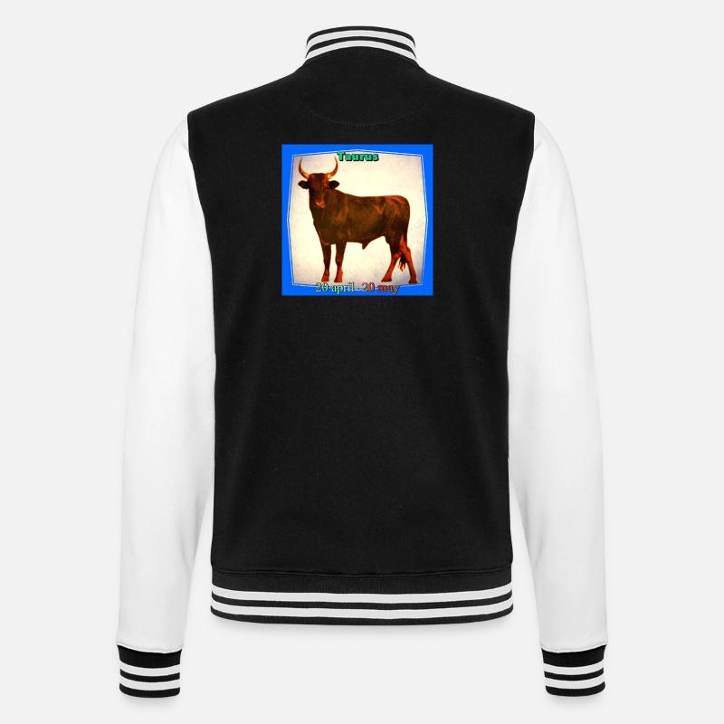 taureau - Veste Teddy - noir/blanc