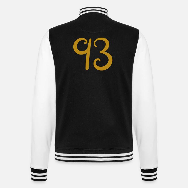 93 - Veste Teddy - noir/blanc