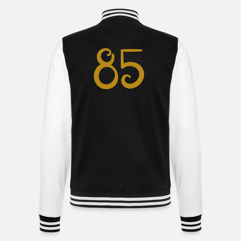 85 - Veste Teddy - noir/blanc