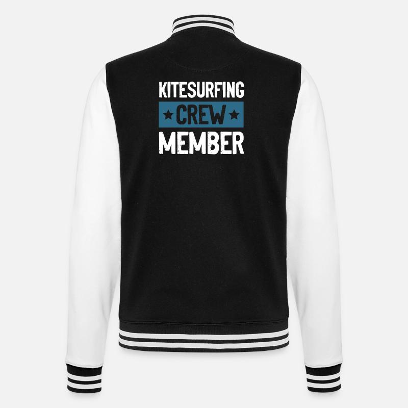 Équipe de kitesurf - Veste Teddy - noir/blanc
