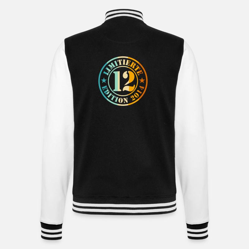 12e anniversaire - Veste Teddy - noir/blanc