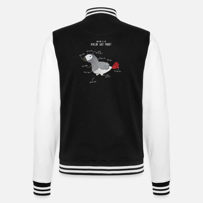 Anatomie du python royal - Veste Teddy - noir/blanc