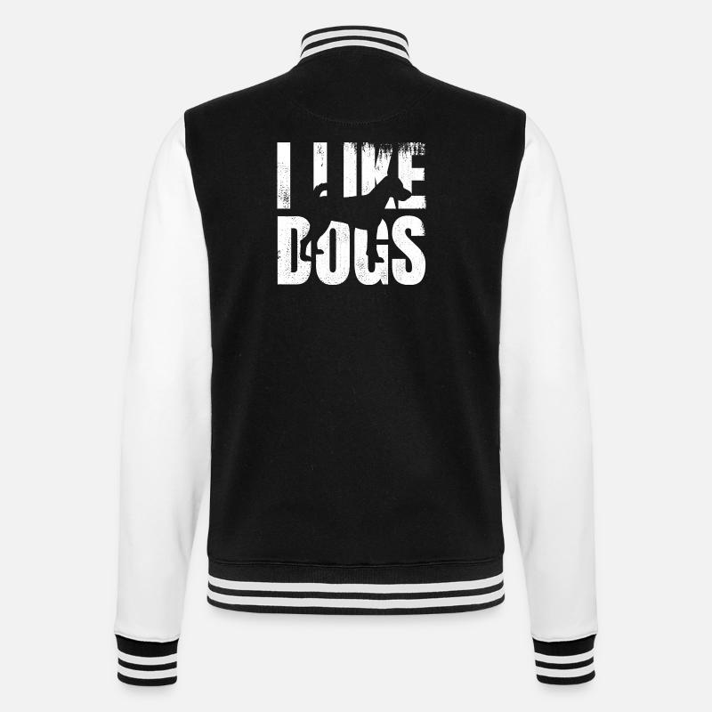 Bugle - College Sweat Jacket - black/white