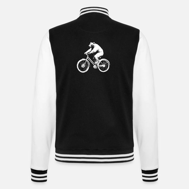 Bicycle Bear - Veste Teddy - noir/blanc