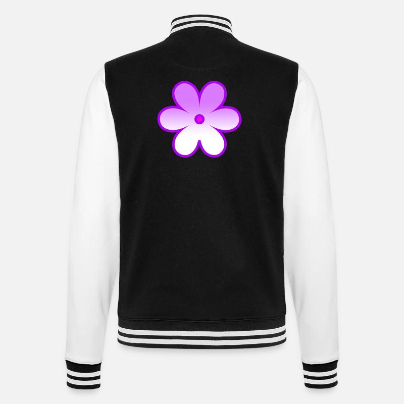 Fleur - Veste Teddy - noir/blanc