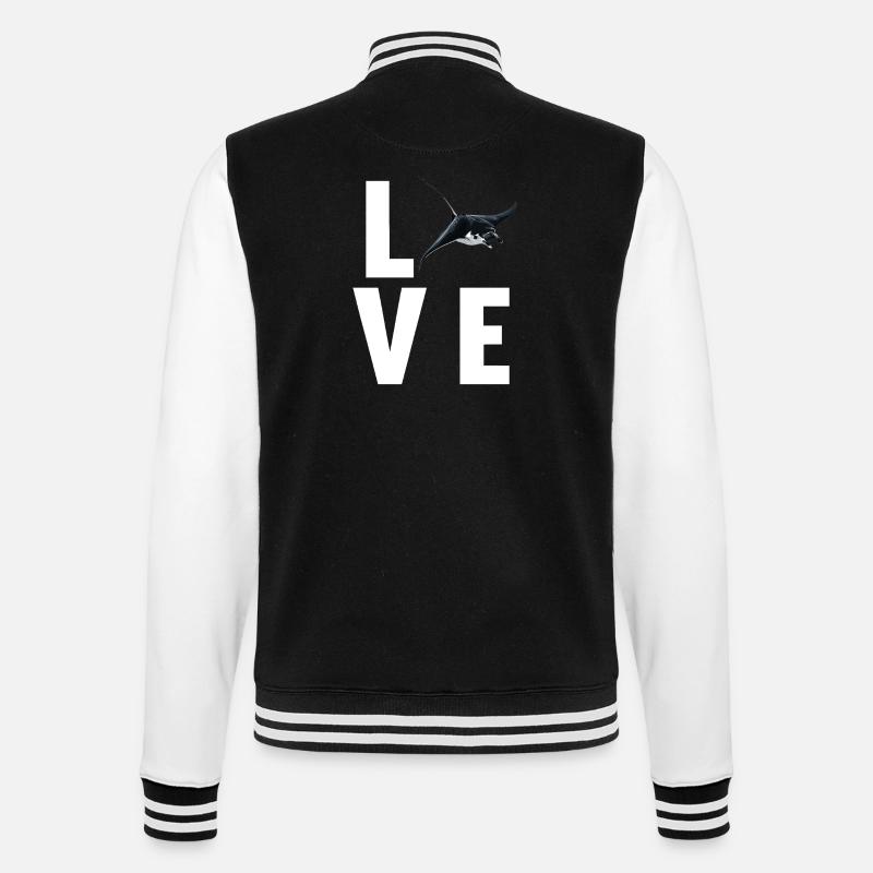 Rays Manta Rays - College Sweat Jacket - black/white
