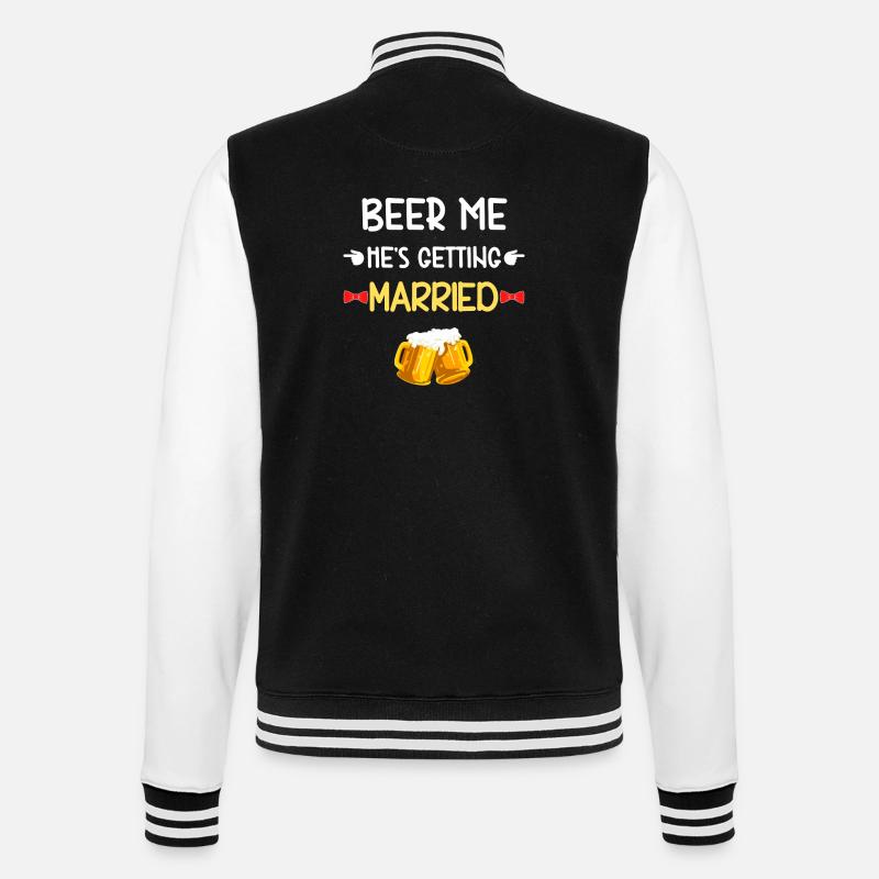 Escouade de Mariés Beer Me - Veste Teddy - noir/blanc