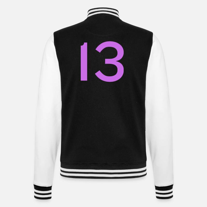 13 - Veste Teddy - noir/blanc