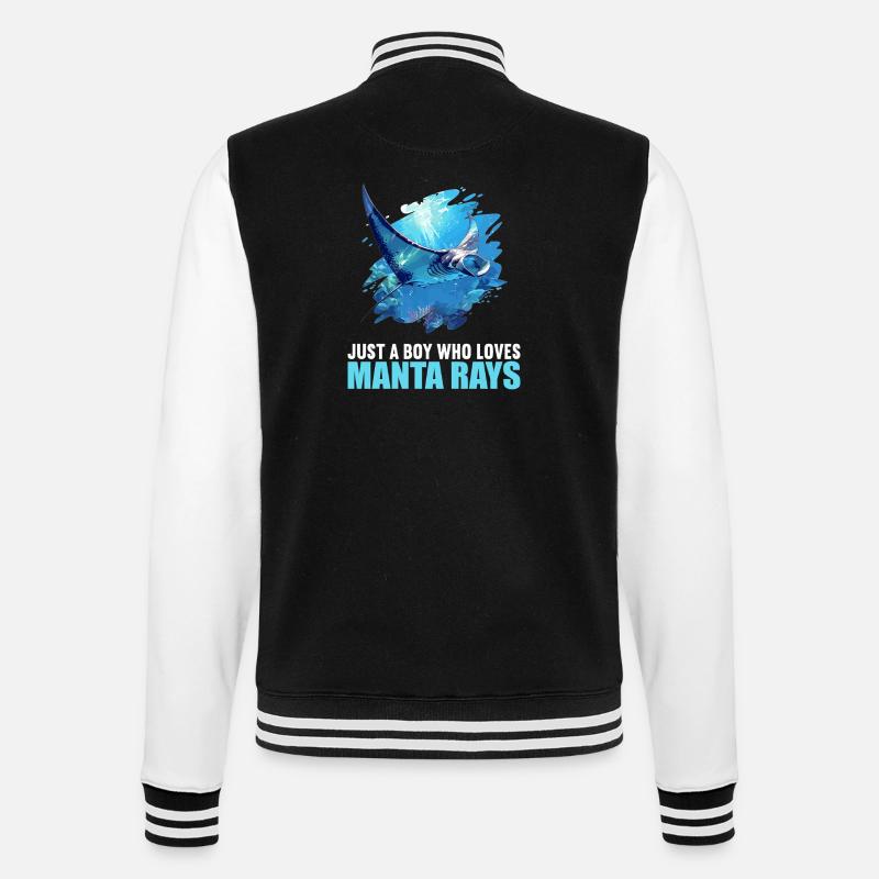 Rays Manta Rays - College Sweat Jacket - black/white