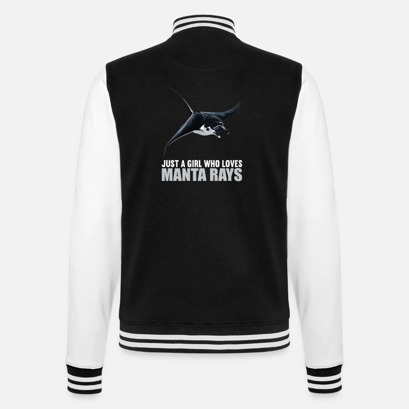 Rays Manta Rays - College Sweat Jacket - black/white