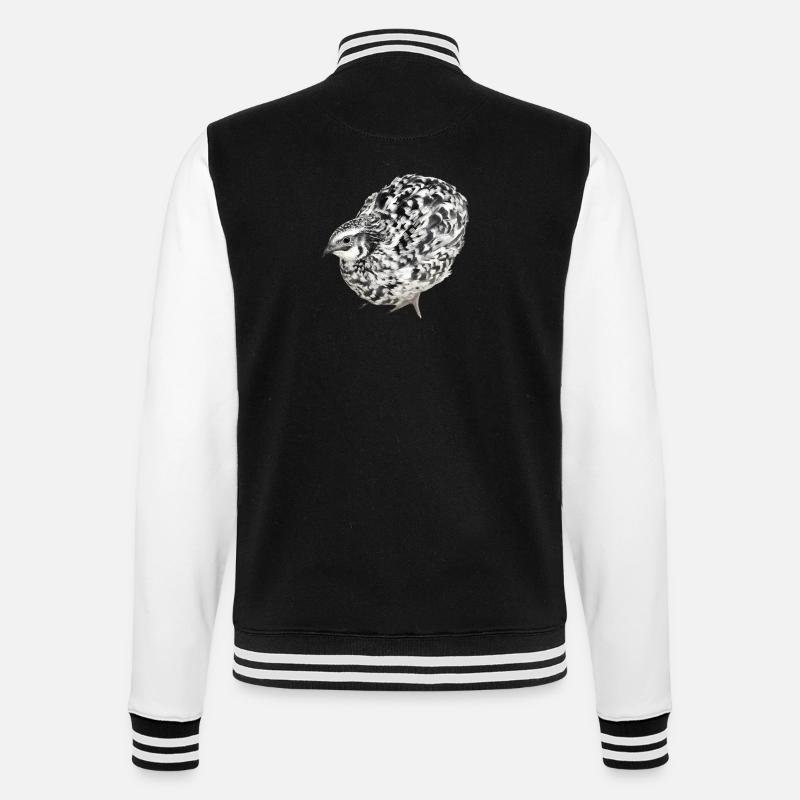Étincelle Caille - Fée - Veste Teddy - noir/blanc