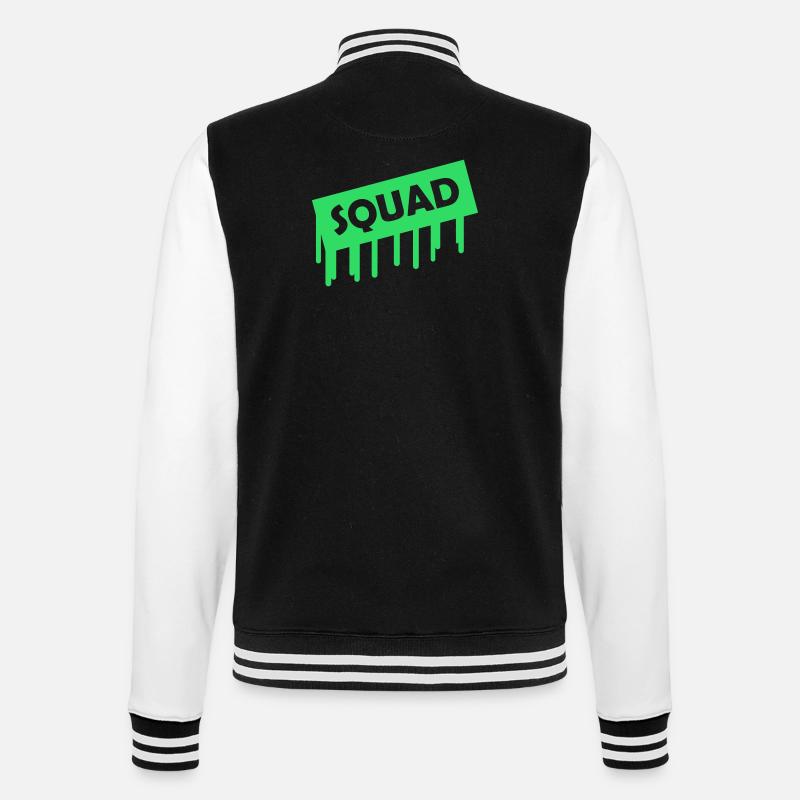 Effectif - Veste Teddy - noir/blanc