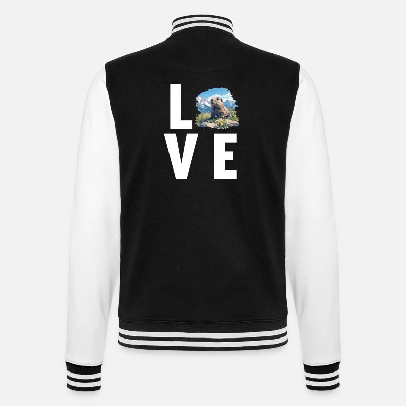 Marmots Groundhog - College Sweat Jacket - black/white