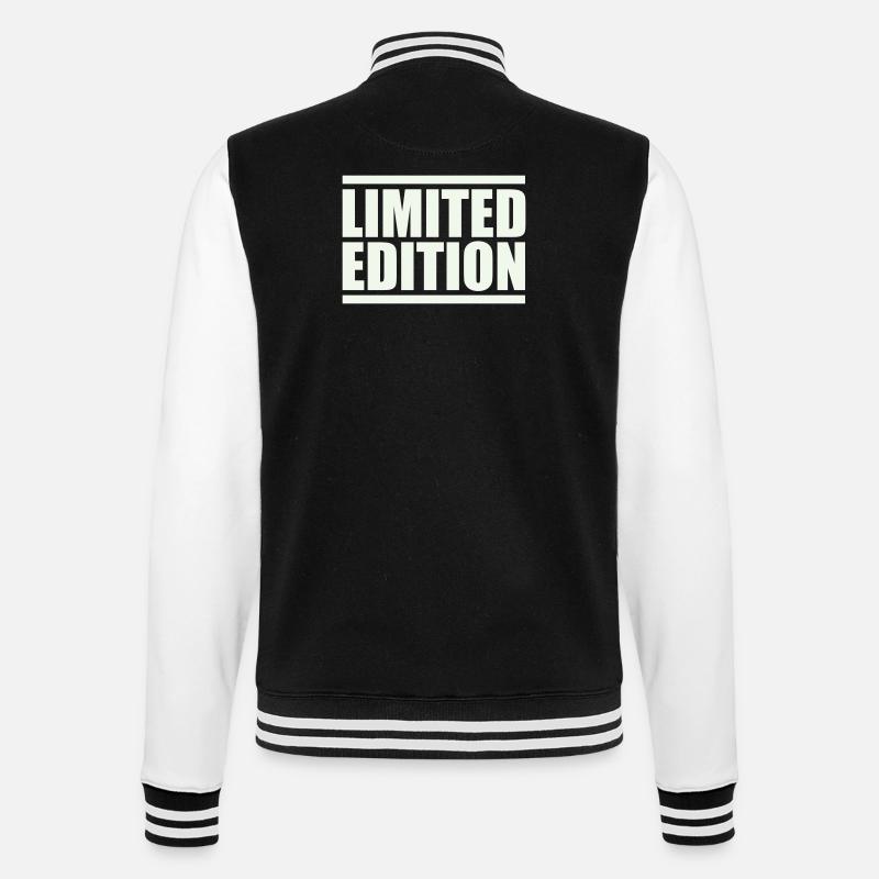 Édition limitée en majuscules - Veste Teddy - noir/blanc