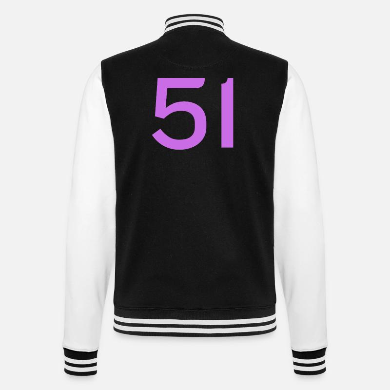 51 - Veste Teddy - noir/blanc