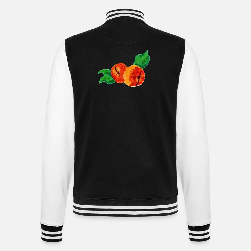 Apricot style - College Sweat Jacket - black/white