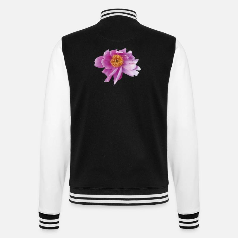Peony_Dancing_in_Wind - Veste Teddy - noir/blanc