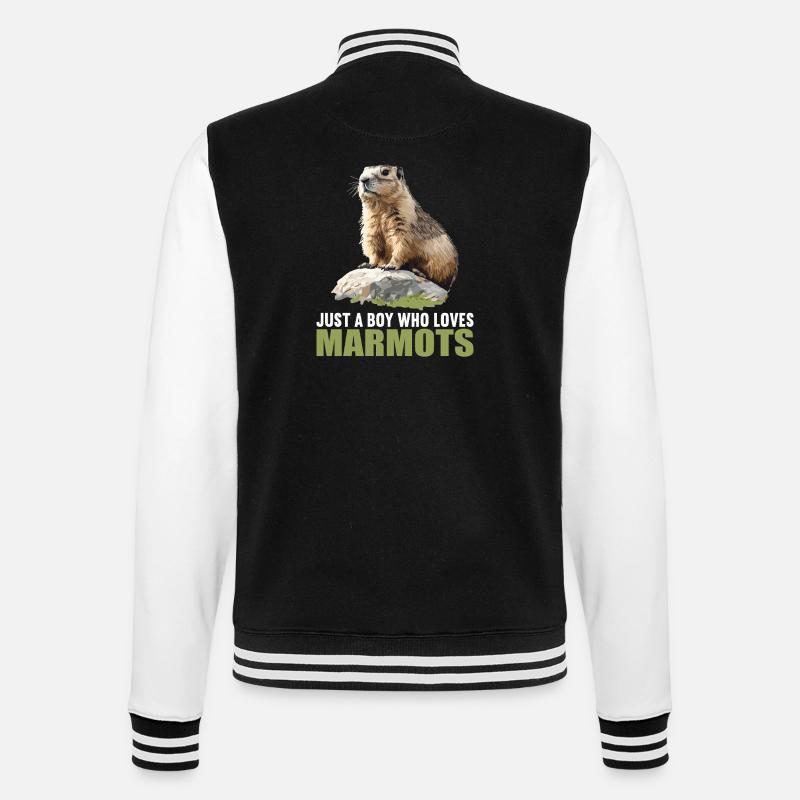 Marmottes Marmotte - Veste Teddy - noir/blanc