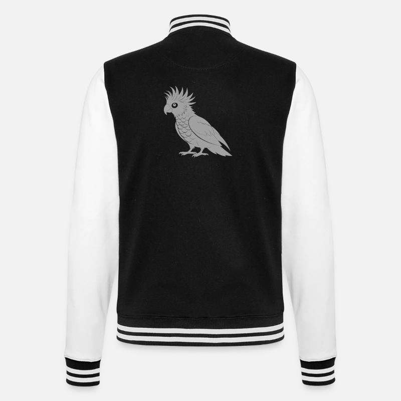 cacatoès - Veste Teddy - noir/blanc
