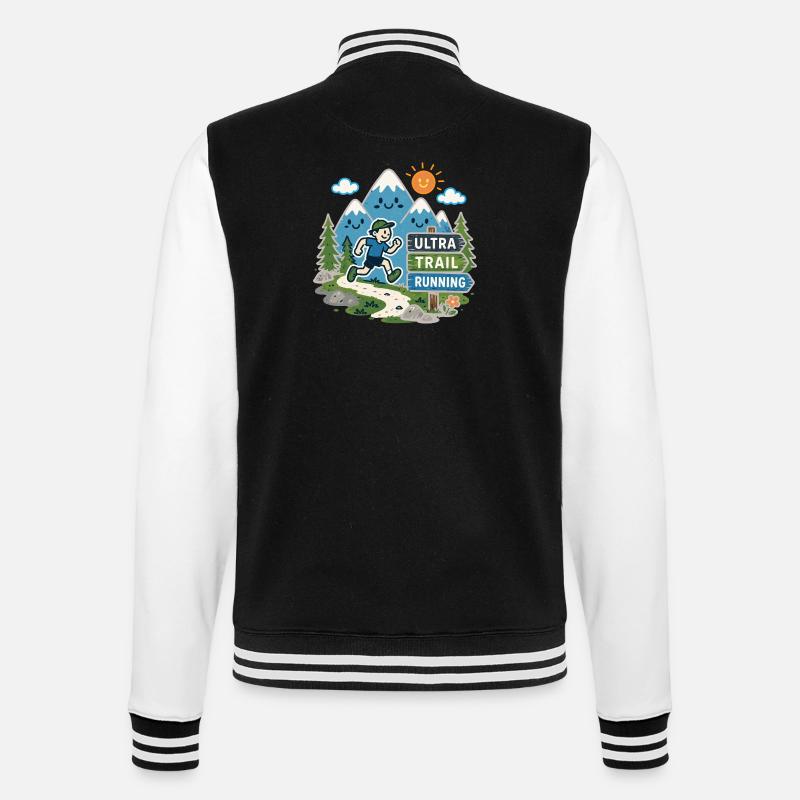 Ultra Trail Running - Veste Teddy - noir/blanc