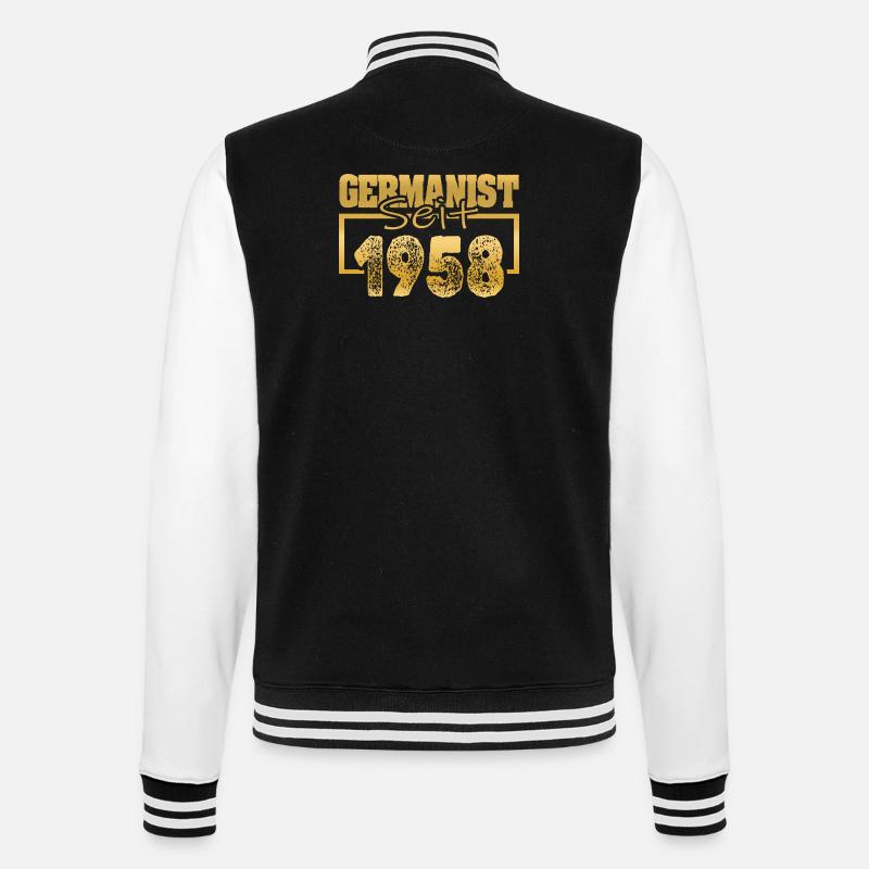 1958 - College Sweat Jacket - black/white