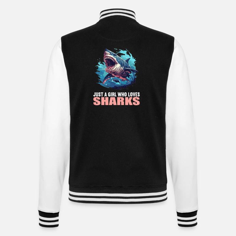 Requins Requin - Veste Teddy - noir/blanc