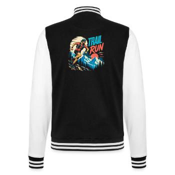Trailrun - College-Sweatjacke - Schwarz/Weiß - Hinten - Marisol (170cm)