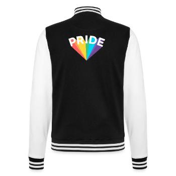 Fierté Colorée - Veste Teddy - noir/blanc - Dos - Marisol (170cm)