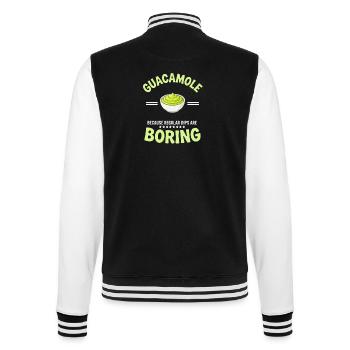 Cadeau de trempette guacamole guacamole - Veste Teddy - noir/blanc - Dos - Marisol (170cm)