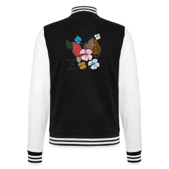 Danke für alles  - College-Sweatjacke - Schwarz/Weiß - Hinten - Marisol (170cm)