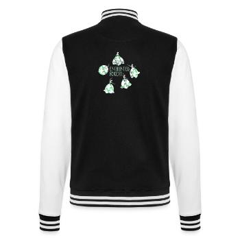 Forêt enchantée – Muguet-de-Vallée dansante - Veste Teddy - noir/blanc - Dos - Marisol (170cm)