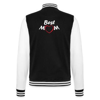 MEILLEURE MAMAN - pour la meilleure maman du monde - Veste Teddy - noir/blanc - Dos - Marisol (170cm)