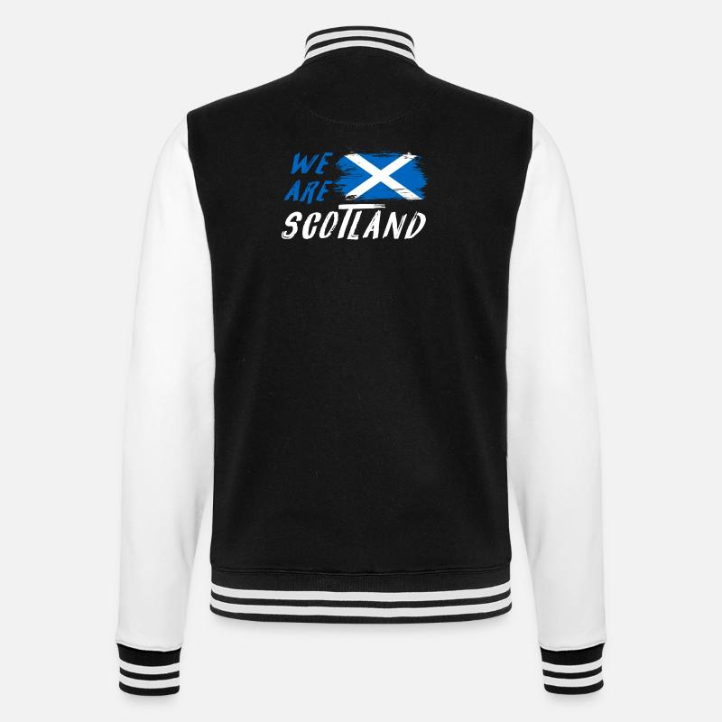 Drapeaux We Are Scotland - Veste Teddy - noir/blanc