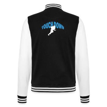 Touch Down - College Sweat Jacket - black/white - Back - Marisol (170cm)