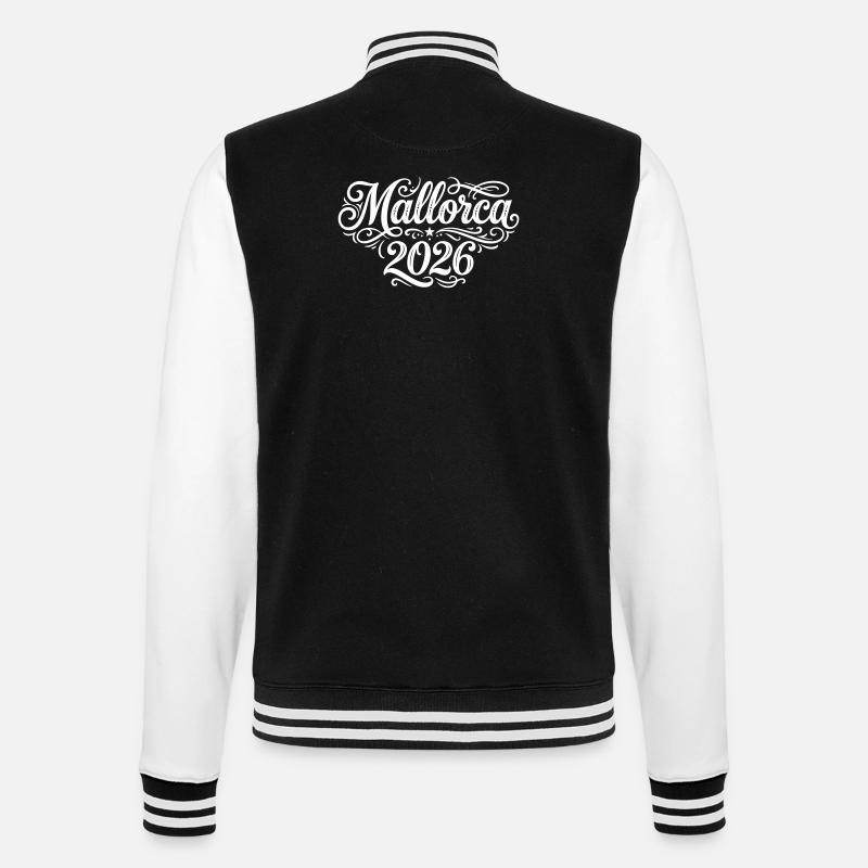 Palmier de Majorque 2026 - Veste Teddy - noir/blanc