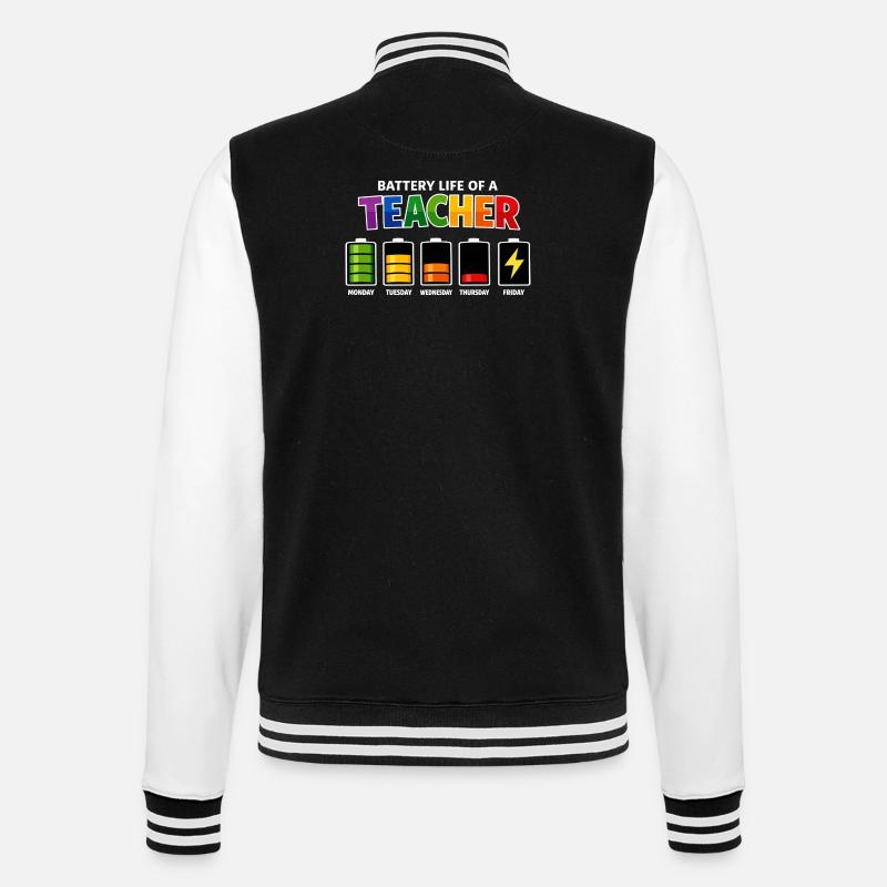 Autonomie d’un enseignant - Veste Teddy - noir/blanc