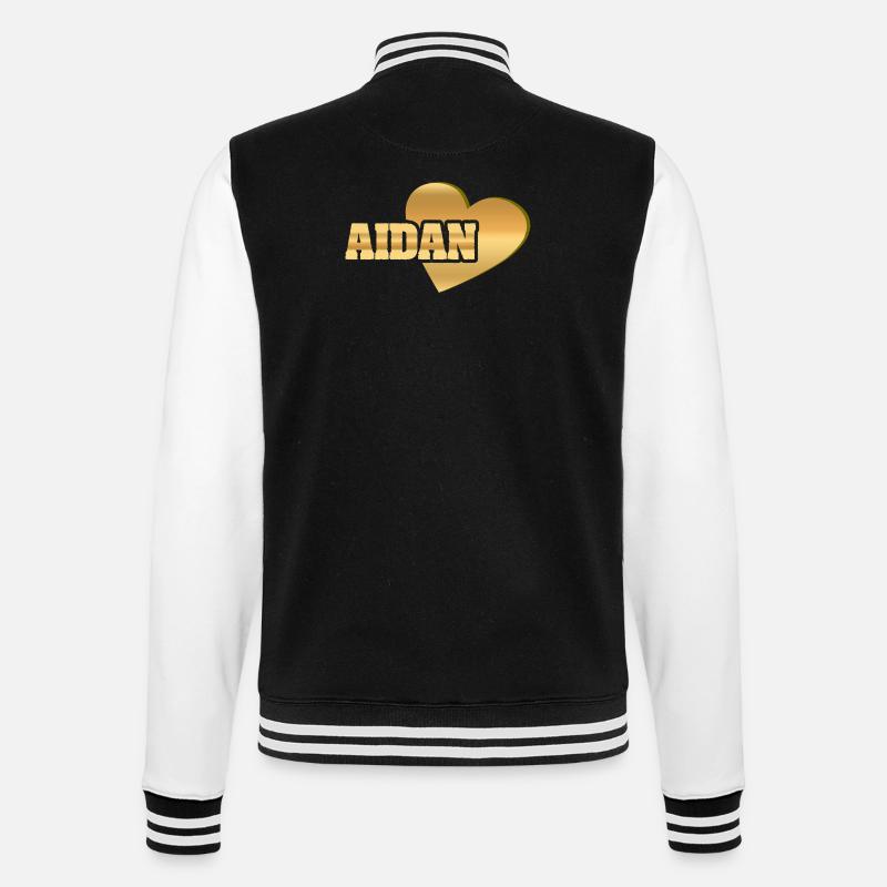 Aidan dans le rôle de Love - Veste Teddy - noir/blanc