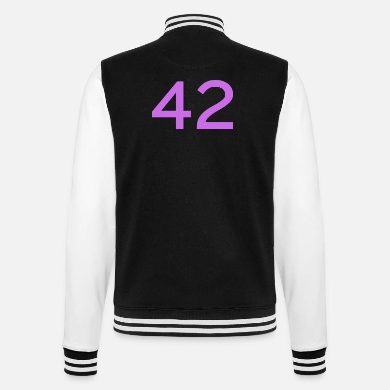42 - Veste Teddy - noir/blanc