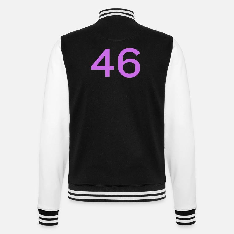 46 - Veste Teddy - noir/blanc