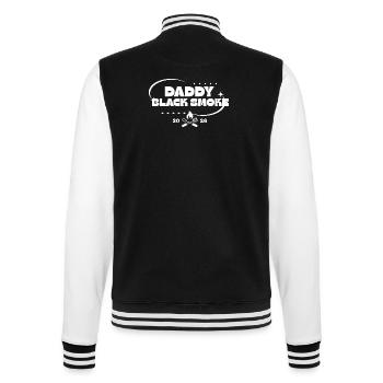 Papa Fumée Noire - Veste Teddy - noir/blanc - Dos - Marisol (170cm)
