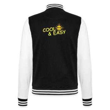 COOL ET FACILE - Veste Teddy - noir/blanc - Dos - Marisol (170cm)
