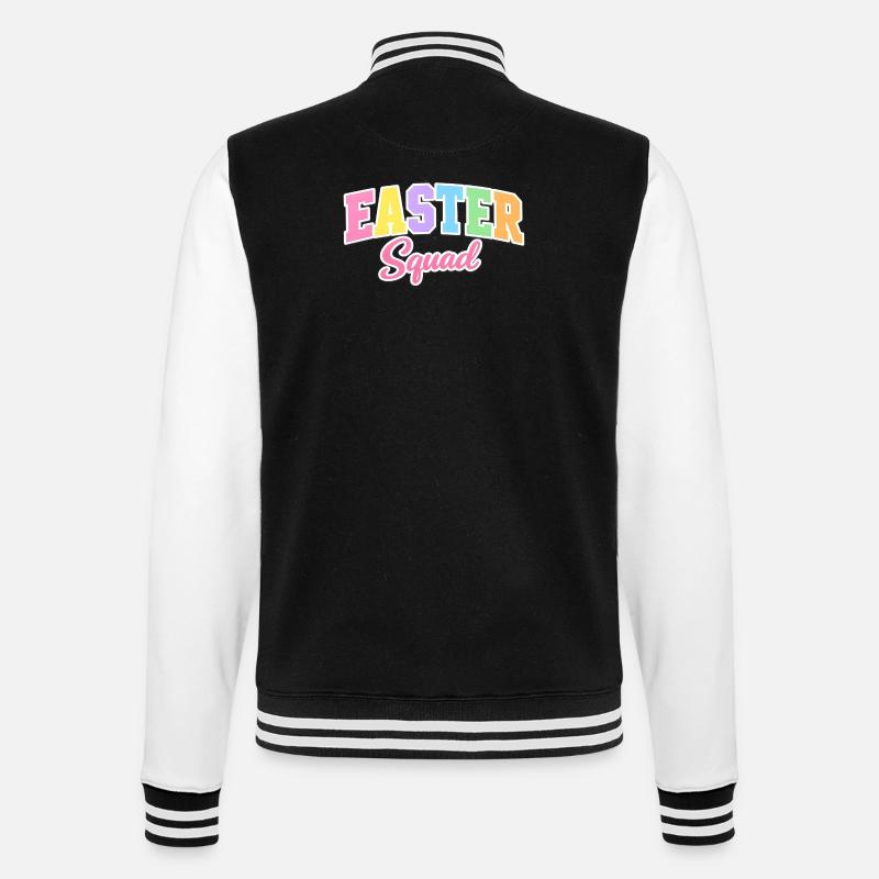 Easter Squad Ostern - College-Sweatjacke - Schwarz/Weiß