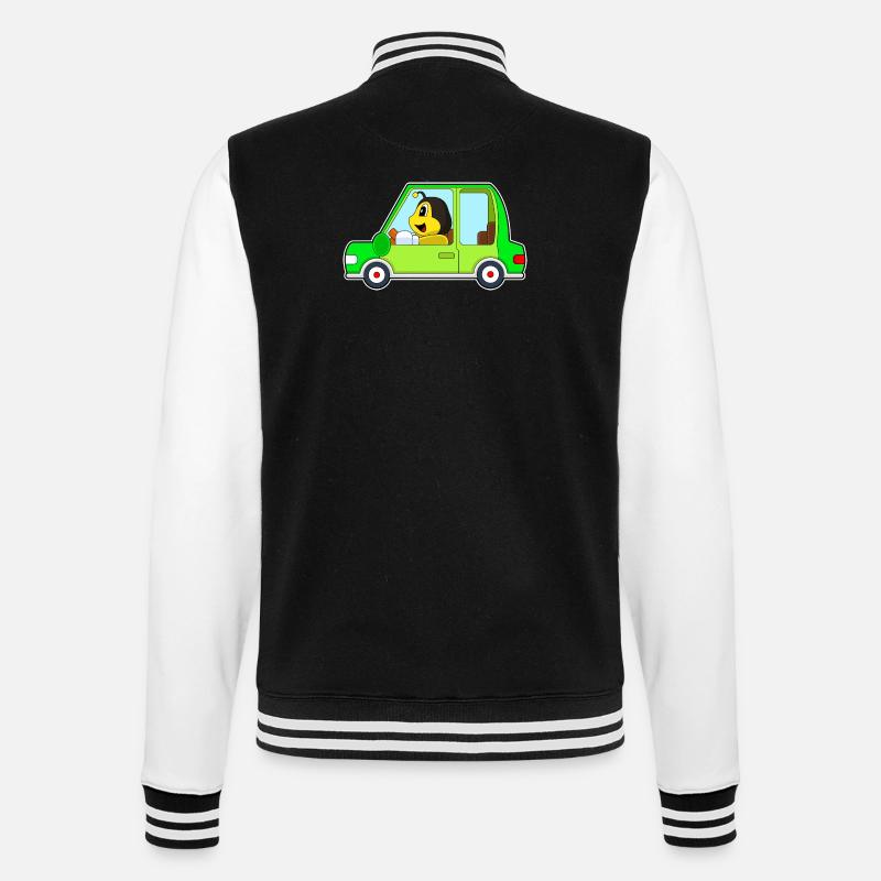 Voiture d’abeille - Veste Teddy - noir/blanc