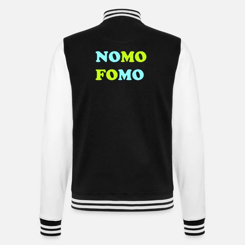 FOMO Peur de manquer quelque chose - Veste Teddy - noir/blanc
