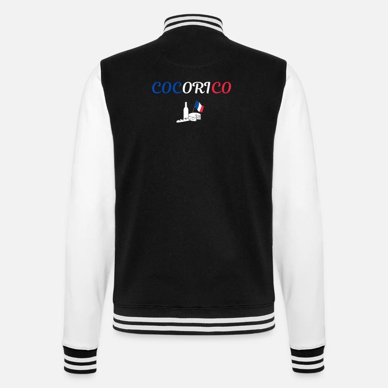 Cocorico - Veste Teddy - noir/blanc