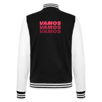 VAMOS - College-Sweatjacke - Schwarz/Weiß - Hinten - Marisol (170cm)
