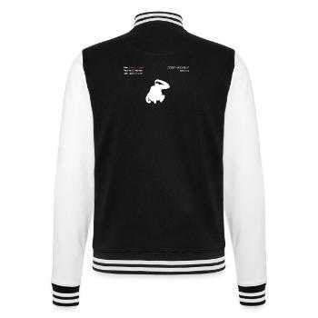 Orangutan - College Sweat Jacket - black/white - Back - Marisol (170cm)