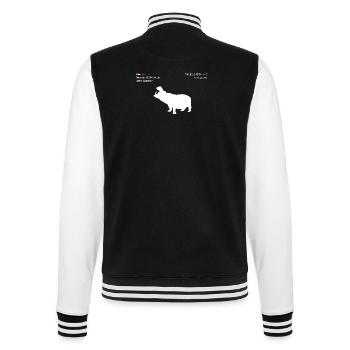Hippopotamus - College Sweat Jacket - black/white - Back - Marisol (170cm)
