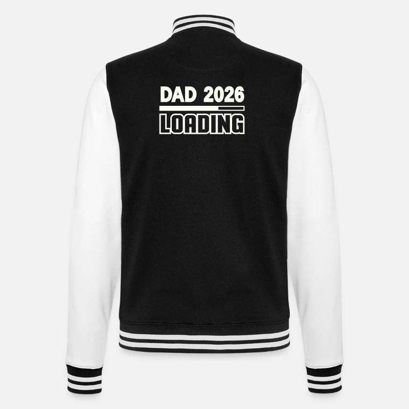 dad_2026_loading- - College Sweat Jacket - black/white