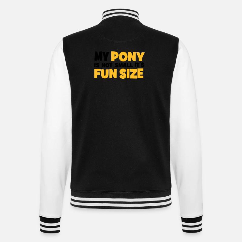 pony - College Sweat Jacket - black/white